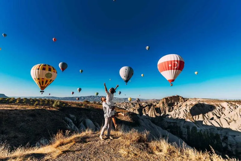 Hot air balloons